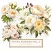 Elegant Watercolor Peonies Bouquet Digital Illustration for Creative Projects, watercolor peonies, floral clipart, bouquet illustration, wedding design, DIY projects,1557056127