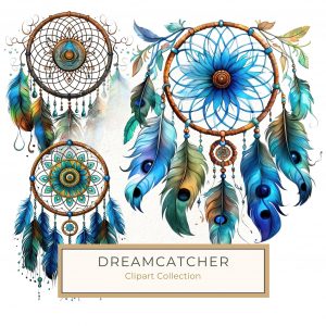 Watercolor Peacock Feather Dreamcatcher Clipart - Boho Digital Decor, Peacock Feather Clipart, Dreamcatcher Design, Boho Watercolor Art, DIY Digital Paper, Mystical Decor Graphic,1653652742