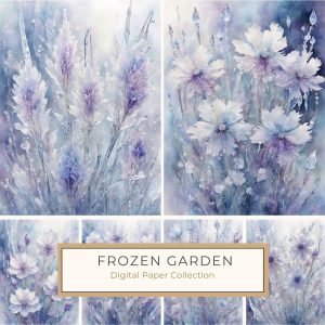 Dreamy Watercolor Wildflowers in Elegant Pastel Hues, watercolor wildflowers, dreamy pastel flowers, ethereal floral design, DIY craft supplies, scrapbooking paper,1718705179