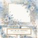 Elegant Blue Watercolor Floral Frame Clipart for Wedding Invitations, watercolor floral frame, blue flower clipart, wedding invitation design, DIY crafts, elegant scrapbooking,1716292870