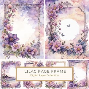 Elegant Watercolor Floral Border with Pastel Roses and Violets, watercolor flowers, floral border, pastel roses, wedding stationery, DIY projects,1704730954