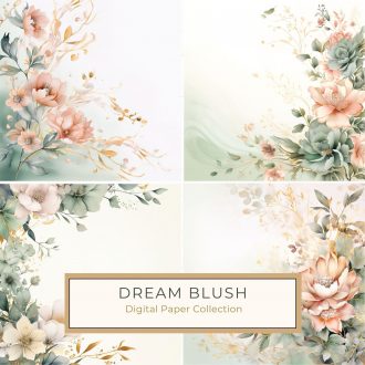 Elegant Pastel Watercolor Floral Digital Paper for Crafting & Design, watercolor floral, pastel digital paper, wedding invitations, crafting paper, scrapbooking supplies,1630971004